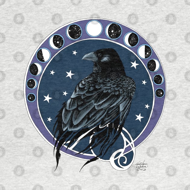 Raven Moon by tigressdragon